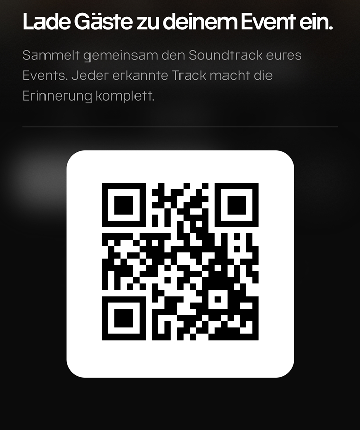 Invite friends – QR code